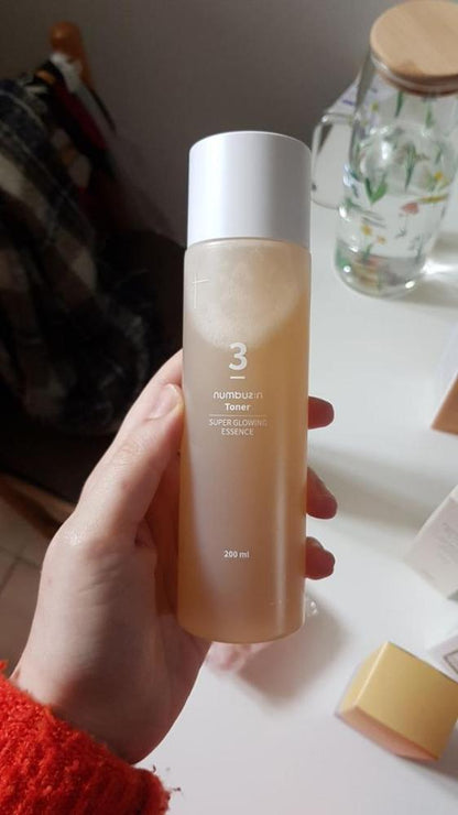 Numbuzin No.3 Super Glowing Essence Toner 200ml